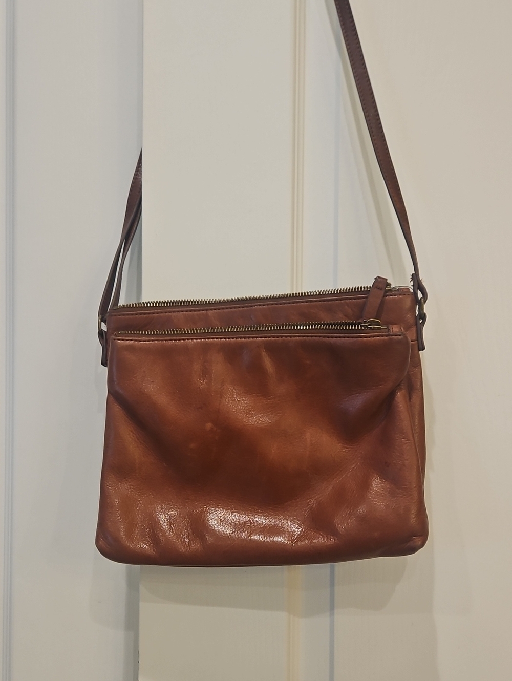 Vintage Margot Crossbody Leather Bag
11x9